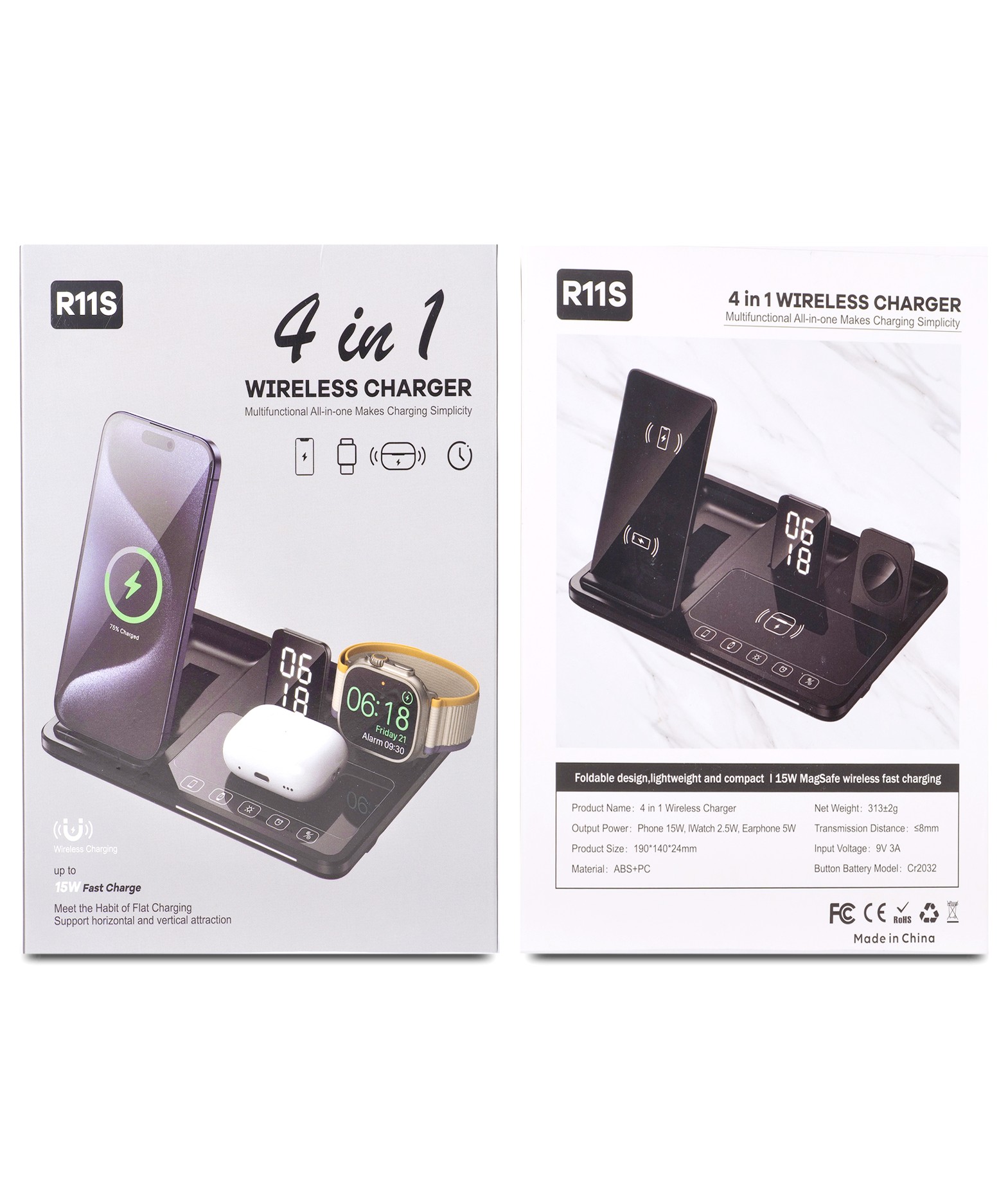 r11 4 in 1 touch wireless charger stand fast charging dock station r11 4 in 1 touch wireless charger stand fast charging dock station